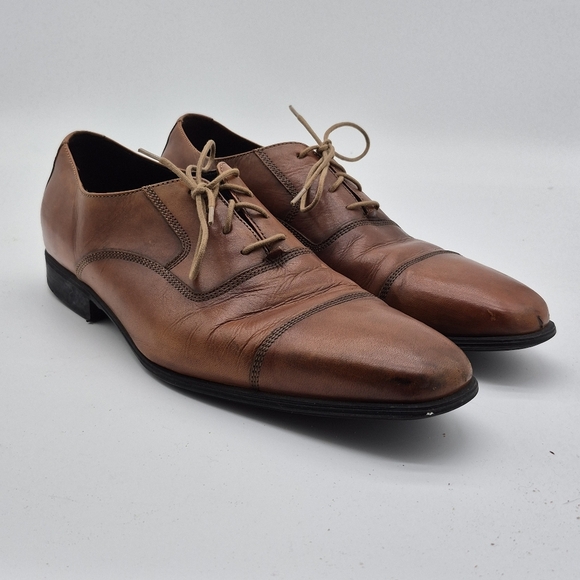Cole Haan Other - Cole Haan Jefferson Grand Cap Toe Oxford Mens Size 11.5 Shoe Brown Dress Leather